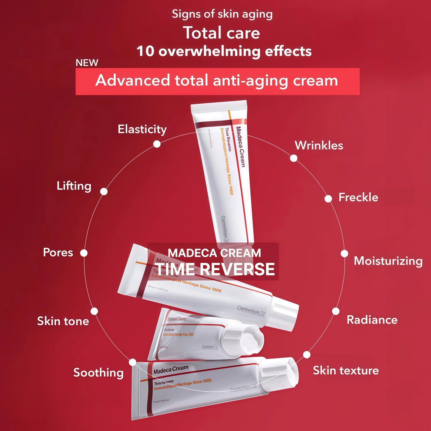 CENTELLIAN 24 Madeca Cream Time Reverse, TECA Anti-Aging Moisturizer
