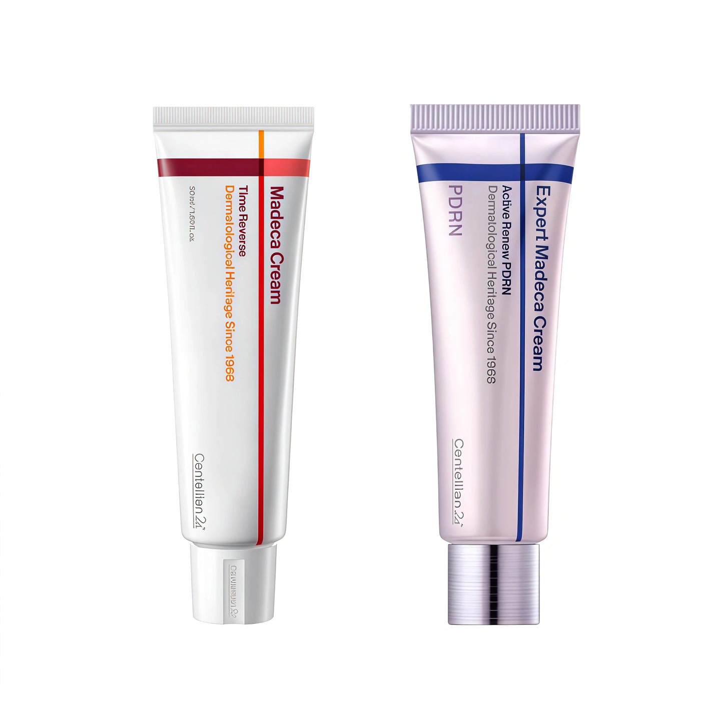 [Centellian24] Madeca Skin Repair Duo - Expert Madeca Cream Active Renew PDRN 50ml, Madeca Cream Time Reverse 50ml